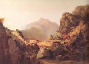Thomas Cole scene from Last of the Mohicans (nn03) oil painting on canvas